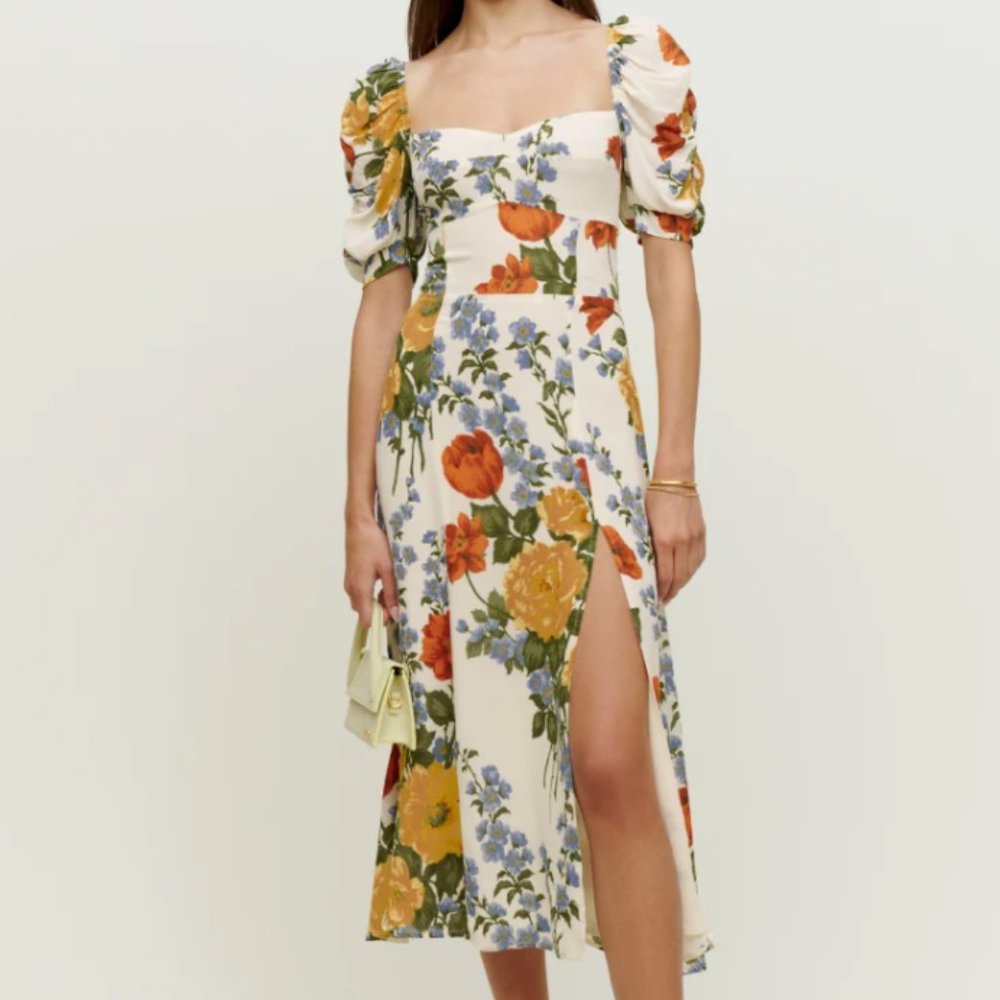 Reformation Bandit Dress Size 0 in Formosa - NWT